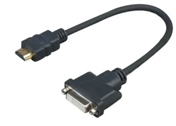 VivoLink Pro HDMI - DVI kábel M - F 0.2m / 1920x1080 a 4K 2K (PROHDMIADAPDVI)