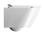 GSI - KUBE X závesná WC misa, Swirlflush, 36x50cm, biela ExtraGlaze 941611