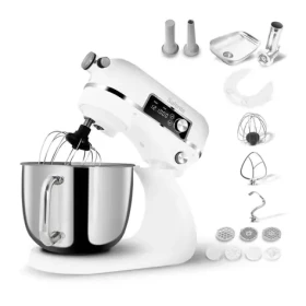 Salente DigiChef+ biela / kuchynský robot / 6 l / 1200W / celokovový / mäsomlynček / digitálny displej (DIGICHEF+)