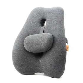 Powerton Bedrová opierka šedá / ergonomická / pamäťová pena (WPEUS5)