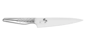 KAI SEKIMAGOROKU SHOSO 15 cm / Nôž univerzálny / Oceľ 5CR15MoV / 56 HRC / Rukoväť nerez (AB-5161)