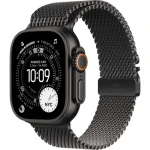 Apple Watch Ultra 3 (2025) GPS+Cellular 49mm Čierne titánové telo - Čierny titánový milánsky ťah (L) / 180-210mm (MF1T4QC/A)
