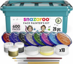 SNAZAROO Sada na maľovanie na tvár - Painter#39;s Kit 28 dielov