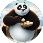 Jedlý papier Kung Fu Panda Po 19,5 cm - Pictu Hap - Pictu Hap