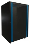 Extralink 27U/800x800 stojanový čierna / 19" rozvádzač / sklenené dvere / nosnosť 600 kg (EX.14404)