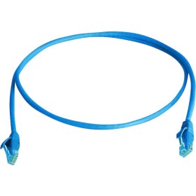 Telegärtner 100008053 RJ45 sieťové káble, prepojovacie káble CAT 6 U/UTP 0.50 m modrá samozhášavý, bez halogénov 1 ks; 100008053