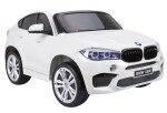 Mamido Elektrické autíčko BMW X6 M dvojmiestne XXL biele