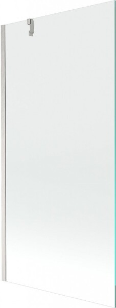 MEXEN/S - Next vaňová zástena FIX 90 x 150, transparent, nikel kefovaná 895-090-000-00-00-97