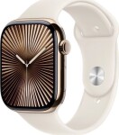 Apple Watch 10 GPS + Cellular 46mm Gold Titanium S/M Biely (MWYX3QF/A)