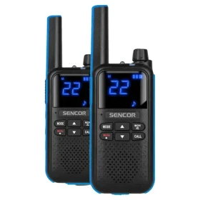 Sencor SMR 700 modrá / 2x vysielačka / LCD / VOX / 16 kanálov (8590669382538)