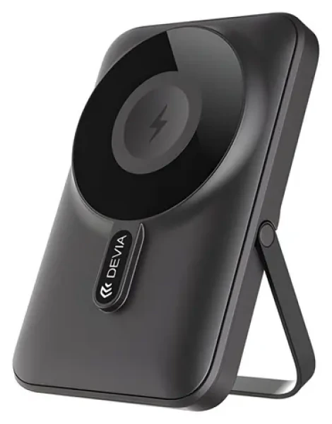 Devia Extreme Speed Series sivá / Powerbanka / Magnetická / s držiakom / 10 000 mAh / 22,5W (6942297112162)