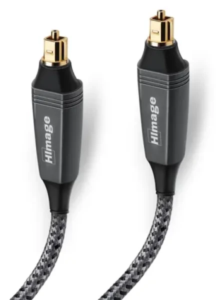 HImage Toslink - Toslink sivá / Optický audio kábel / 1,5 m