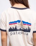 Patagonia W's Fitz Roy Foothills Ringer Tee Undyed Natural S