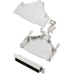 Encitech MHDM-37-DBP-K 6355-0005-04 sada D-SUB kolíkové lišty 180 ° Pólov: 37 spájkovaný 1 sada; 6355-0005-04