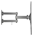 Equip čierna / Nástenný držiak TV / 37-70" / VESA 200x200-600x400 / nosnosť 35 kg / naklápací, výsuvný (650342)