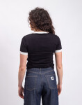 Carhartt WIP W' S/S Outlaw Star Ringer T-Shirt Black/Wax heavy stone wash S