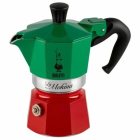 Bialetti La Mokina Italia Tricolore moka kanvička na 1 šálku 40 ml (8006363014212)