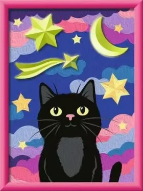 Ravensburger 120232667 CreArt Čierna mačička (so sadrovou formou)