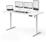 SENSE7 NOJO LIGHT Pracovný stôl biela / elektricky nastaviteľná výška / 140 x 70cm / nosnosť 70kg (5902659847973)