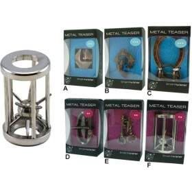 Sparkys Hlavolam - kovové 6 druhov