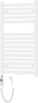 MEXEN/S - Hades radiátor + vykurovacia tyč 800 x 500 mm, 600 W, biela W104-0800-500-2600-20