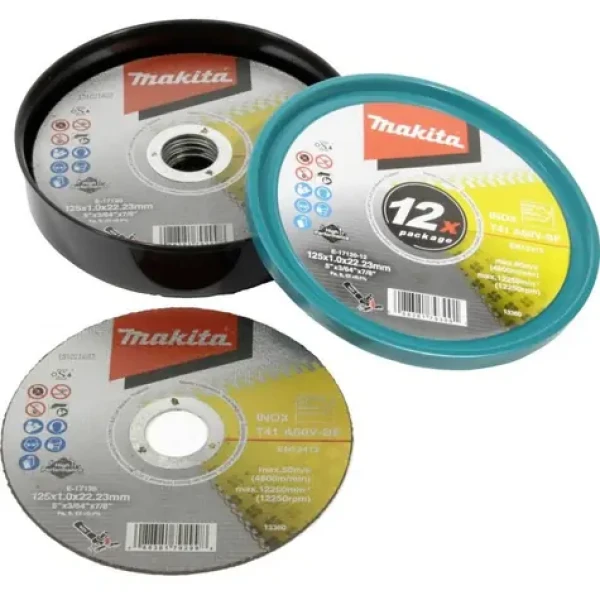 Makita E-17120-12 Rezný kotúč na nerez A60V 125x1.0x22.23mm 12 ks (E-17120-12)