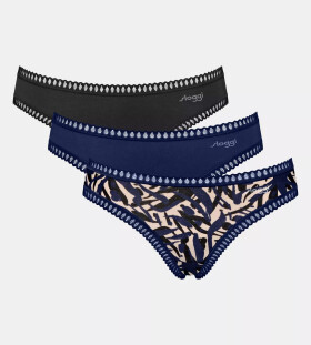 Dámske nohavičky GO Crush Mini C3P - MODRÉ - modré M008 - SLOGGI BLUE M