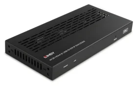 Lindy 38396 / AV vysielač / HDMI USB over IP / 4K 30Hz / PoE / Multicast a videostena (38396)