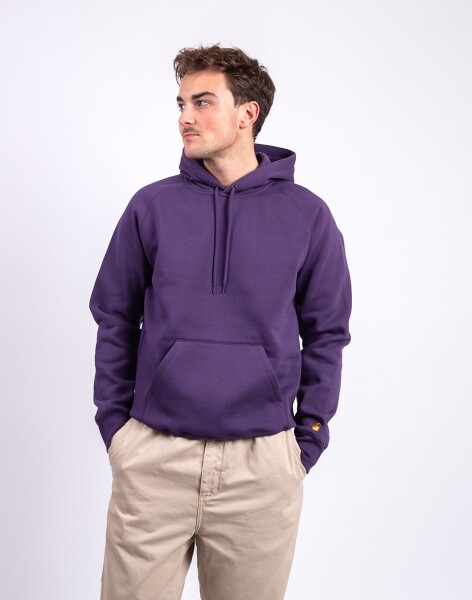 Carhartt WIP Hooded Chase Sweat Lokers/Gold S