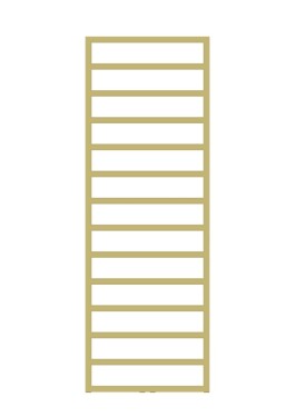 HOPA - Kúpeľňový radiátor PERTH zlatá farba - Farba radiátora - Zlatá, Rozmer radiátora - 250 × 940 mm, výkon 236 W, Typ pripojenia - Stredové 50 mm RADPER251084SP