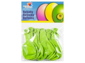 Balónik nafukovacie - sada 10ks SV.ZLENÉ 26cm, Smart Balloons, W040580