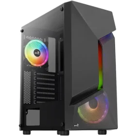 AeroCool Scape-G-BK-v2 FRGB čierna / ATX / 2x USB-A 3.0 / 1x USB-A 2.0 / 2x 140mm / 1x 120mm / bez zdroja (ACCM-PV36033.11)