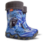 Demar STORMER LUX EXCLUSIVE 0433 EF motorky Detské zateplené gumáky 30-31 0433EF_30-31