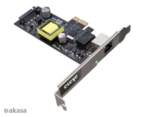 Akasa AK-PCCE25-02 / Sieťová karta / PCIe / 2,5 Gbps / PoE 25,5 W / RJ45 (AK-PCCE25-02)