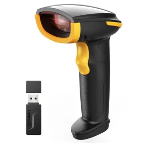 Inateck BCST-21 čierna / žltá / Snímač 1D čiarových kódov / Bluetooth / dosah až 100 m (BCST-21_BLACK)