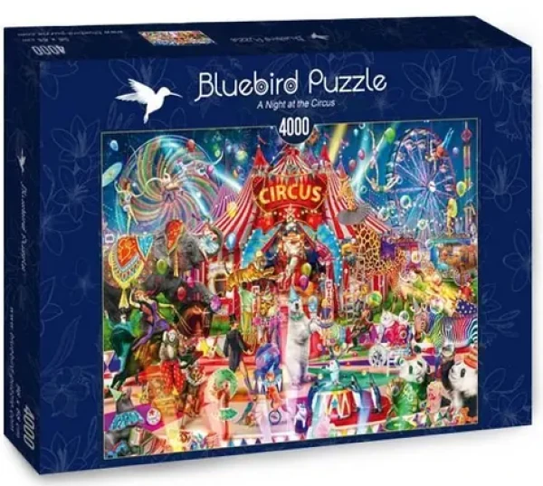 BlueBird Puzzle Noc v cirkuse