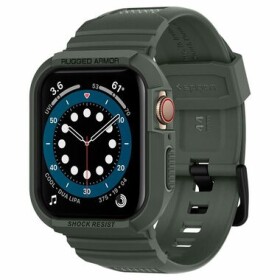 Spigen Rugged Armor Pre kryt pre Apple Watch Series 45mm amp; 44mm zelená (062CS26016)