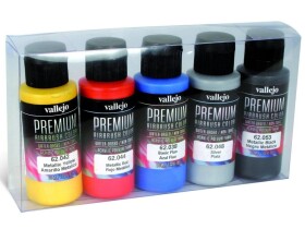 Vallejo PREMIUM Color - Metallics Color Set (5x60 ml)