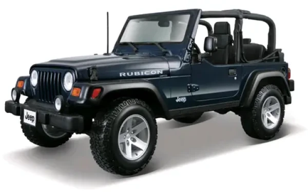 Maisto Jeep Wrangler Rubicon modrá