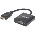 Manhattan 151467 HDMI / VGA adaptér [1x HDMI zástrčka - 1x VGA zásuvka] čierna 0.26 m; 151467