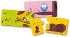DJECO Puzzle Zvieracie mamičky a mláďatá