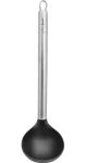 Lamart LT3985 nerez-čierna / Naberačka / Nylon / Nerezová rukoväť / Do 210 ° C / Do umývačky riadu / 32 cm (42003247)