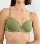 AMOURETTE - Vystužená podprsenka s kosticami pre ergonomické pohodlie Triumph Olive Gold 70C