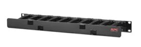 APC Horizontálny káblový manager / 1U x 4 Deep / Single-Sided with Cover (AR8602A)