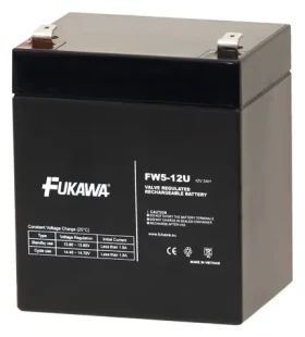 Fukawa FW 5-12U / Batéria do UPS / 12V / 5Ah / Faston F2 6,3mm (12156)