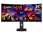 34.18" MSI MAG 341CQP X28 čierna / Monitor / UWQHD / QD-OLED / 21:9 / 280 Hz / 0,03 ms / HDMI+DP+USB-C (MAG 341CQP QD-OLED X28)