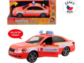 MaDe 23500 - Hasičské osobné auto s Českým hlasom, CZ box