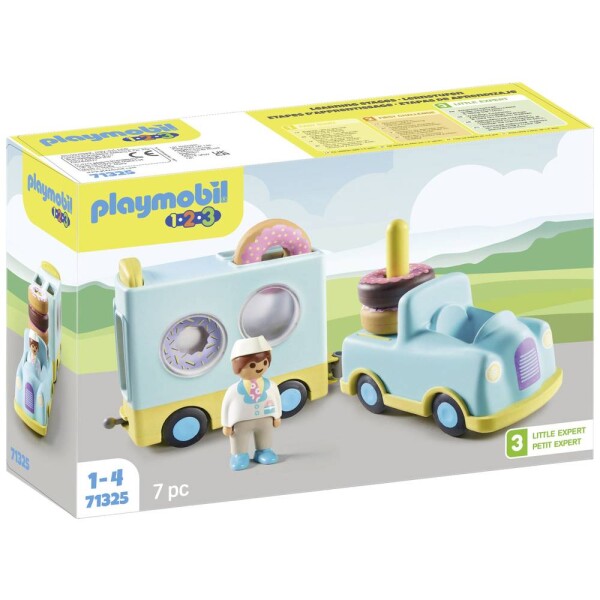 Playmobil 71325 Bláznivý Donut Truck funkciou ukladania triedenia