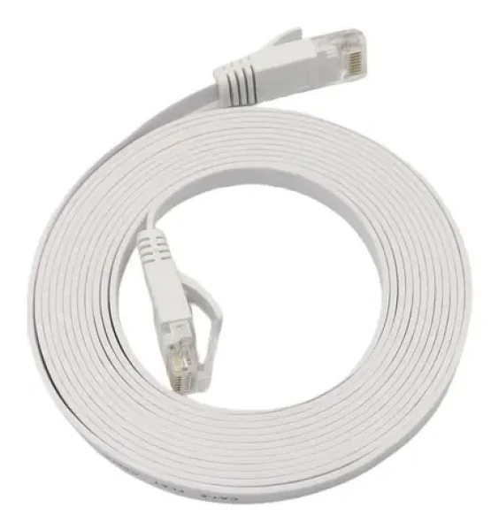 MicroConnect CAT6a U/UTP FLAT 1m biela / Patch kábel (V-UTP6A01W-FLAT-LSZH)