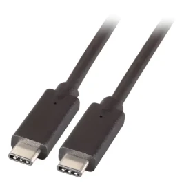 EFB USB4 Gen2x2 0,5 m čierna / Kábel / USB-C - USB-C / 5 A / 100 W / 20 Gbit/s (K5283-5ASW.0,5)